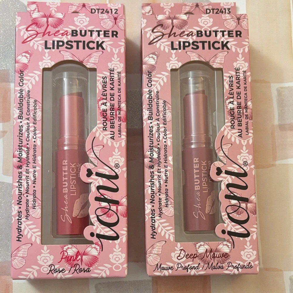Ioni Sheer Butter Lipstick — Pink & Deep Mauve